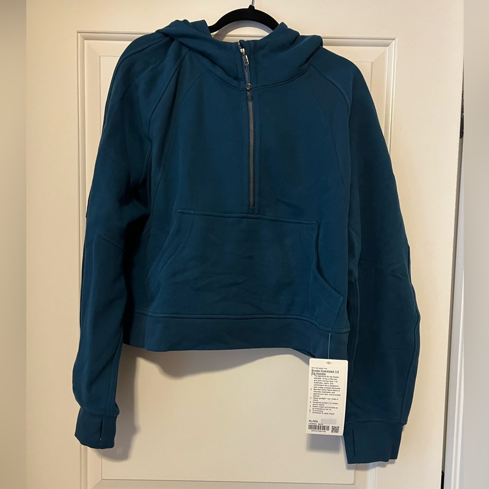 NWT lululemon Scuba Hoodie in Blue Borealis